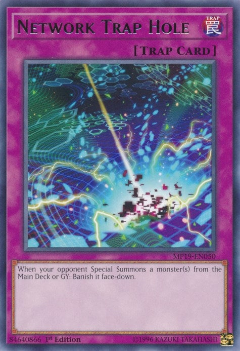 Image for Network Trap Hole (MP19-EN050) (2019 Gold Sarcophagus Tin Mega Pack) - YuGiOh