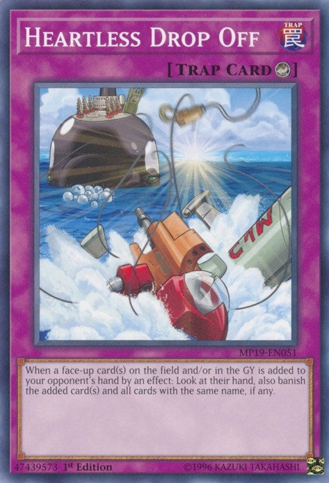 Image for Heartless Drop Off (MP19-EN051) (2019 Gold Sarcophagus Tin Mega Pack) - YuGiOh