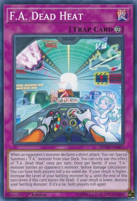 Image for F.A. Dead Heat (MP19-EN063) (2019 Gold Sarcophagus Tin Mega Pack) - YuGiOh