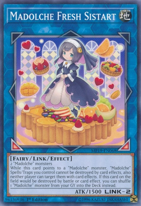 Image for Madolche Fresh Sistart (MP19-EN068) (2019 Gold Sarcophagus Tin Mega Pack) - YuGiOh