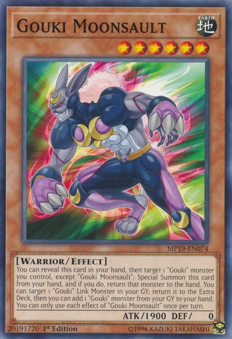Image for Gouki Moonsault (MP19-EN074) (2019 Gold Sarcophagus Tin Mega Pack) - YuGiOh