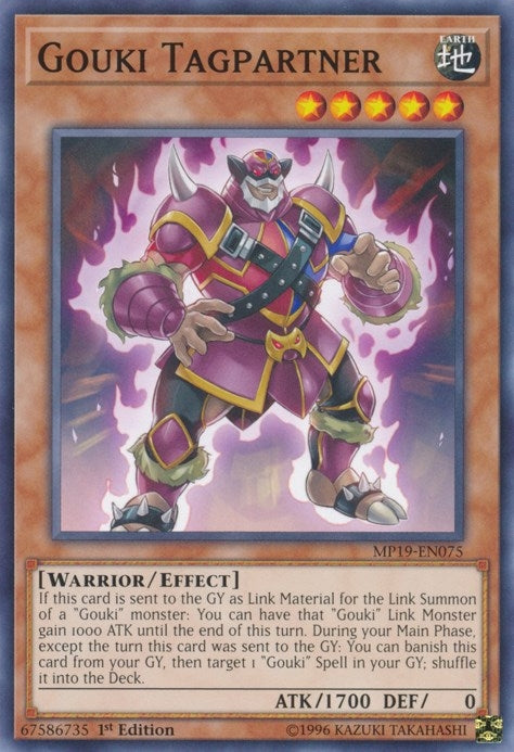 Image for Gouki Tagpartner (MP19-EN075) (2019 Gold Sarcophagus Tin Mega Pack) - YuGiOh