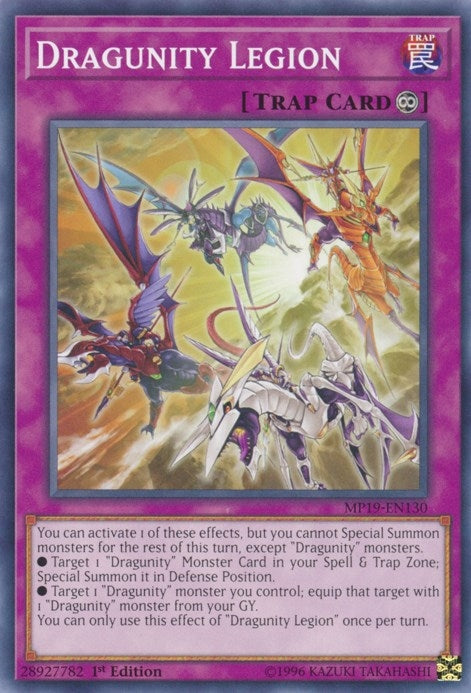 Image for Dragunity Legion (MP19-EN130) (2019 Gold Sarcophagus Tin Mega Pack) - YuGiOh