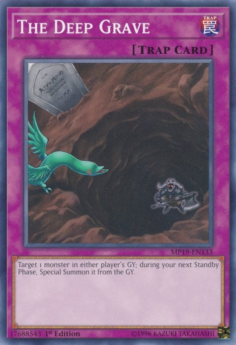 Image for The Deep Grave (MP19-EN133) (2019 Gold Sarcophagus Tin Mega Pack) - YuGiOh