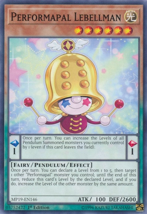 Image for Performapal Lebellman (MP19-EN146) (2019 Gold Sarcophagus Tin Mega Pack) - YuGiOh