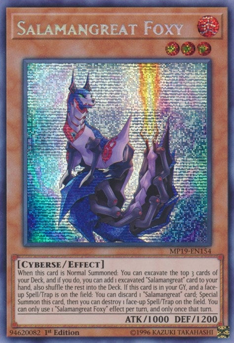 Image for Salamangreat Foxy (MP19-EN154) (2019 Gold Sarcophagus Tin Mega Pack) - YuGiOh
