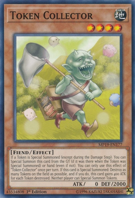 Image for Token Collector (MP19-EN177) (2019 Gold Sarcophagus Tin Mega Pack) - YuGiOh