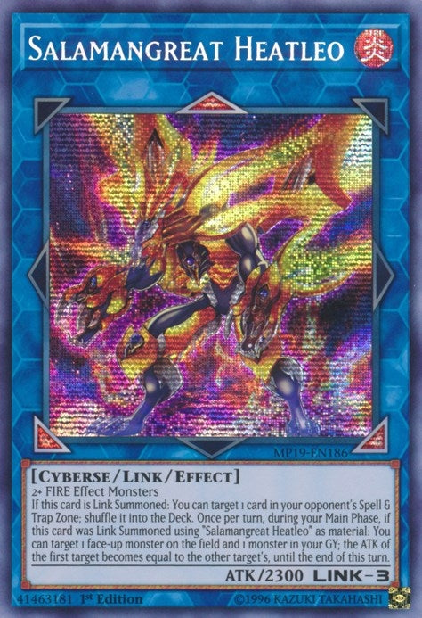 Image for Salamangreat Heatleo (MP19-EN186) (2019 Gold Sarcophagus Tin Mega Pack) - YuGiOh