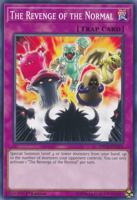Image for The Revenge of the Normal (MP19-EN214) (2019 Gold Sarcophagus Tin Mega Pack) - YuGiOh