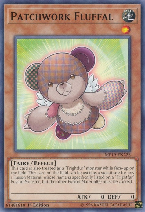 Image for Patchwork Fluffal (MP19-EN226) (2019 Gold Sarcophagus Tin Mega Pack) - YuGiOh