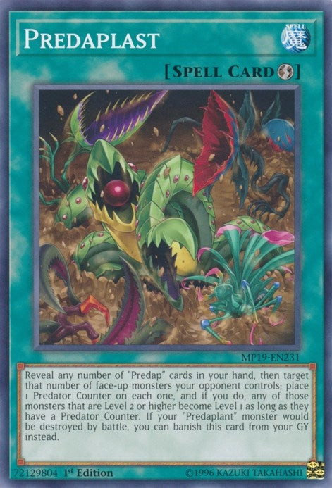 Image for Predaplast (MP19-EN231) (2019 Gold Sarcophagus Tin Mega Pack) - YuGiOh