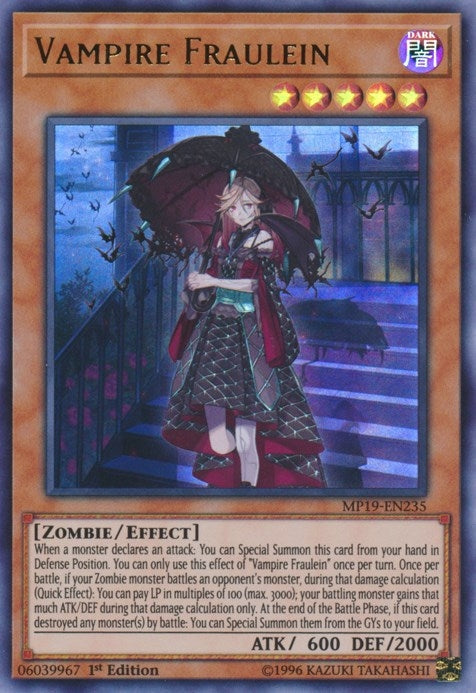 Image for Vampire Fraulein (MP19-EN235) (2019 Gold Sarcophagus Tin Mega Pack) - YuGiOh
