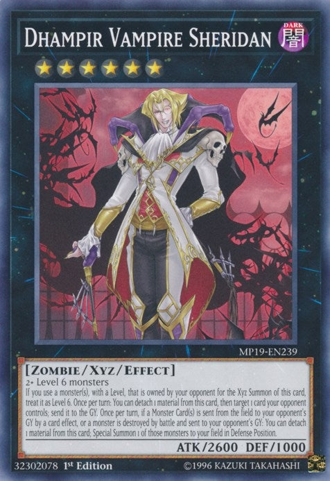 Image for Dhampir Vampire Sheridan (MP19-EN239) (2019 Gold Sarcophagus Tin Mega Pack) - YuGiOh