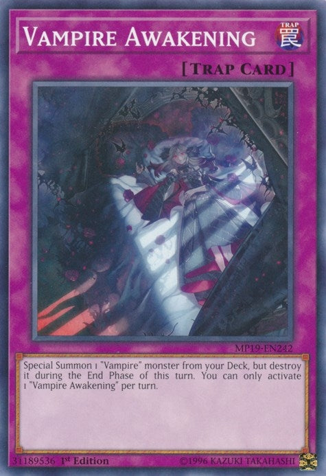 Image for Vampire Awakening (MP19-EN242) (2019 Gold Sarcophagus Tin Mega Pack) - YuGiOh