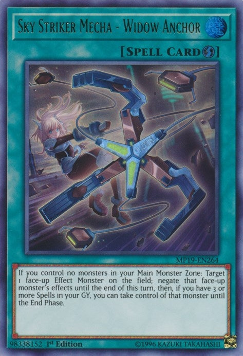 Image for Sky Striker Mecha - Widow Anchor (MP19-EN264) (2019 Gold Sarcophagus Tin Mega Pack) - YuGiOh