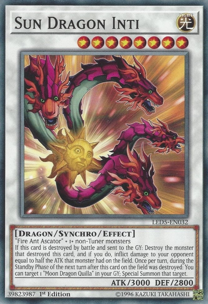 Image for Sun Dragon Inti (LED5-EN032) (Legendary Duelists: Immortal Destiny) - YuGiOh