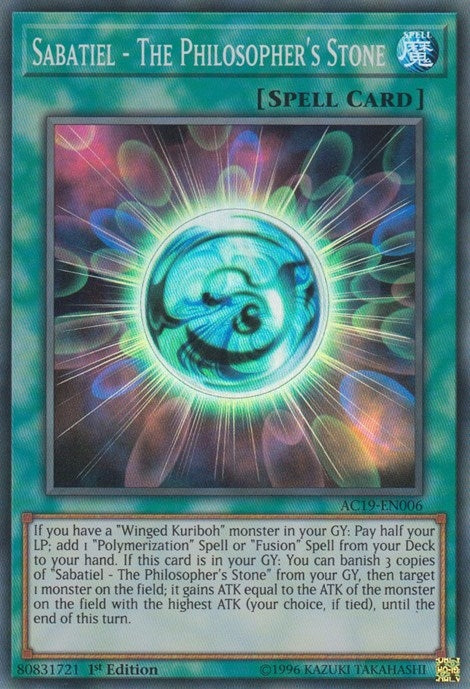 Image for Sabatiel - The Philosopher's Stone (AC19-EN006) (Advent Calendar 2019) - YuGiOh