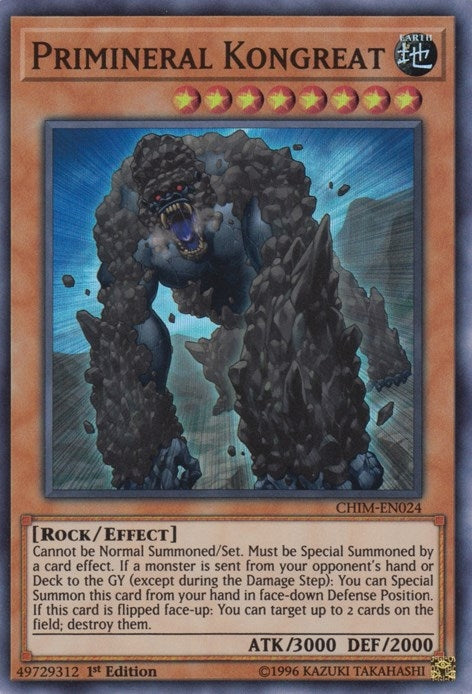 Image for Primineral Kongreat (CHIM-EN024) (Chaos Impact) - YuGiOh