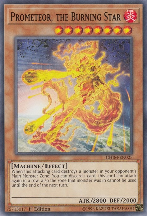 Image for Prometeor, the Burning Star (CHIM-EN025) (Chaos Impact) - YuGiOh