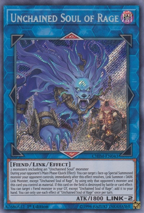 Image for Unchained Soul of Rage (CHIM-EN043) (Chaos Impact) - YuGiOh
