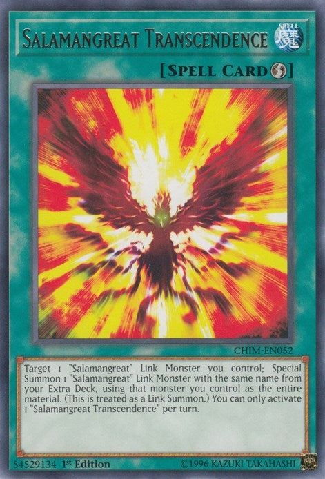 Image for Salamangreat Transcendence (CHIM-EN052) (Chaos Impact) - YuGiOh