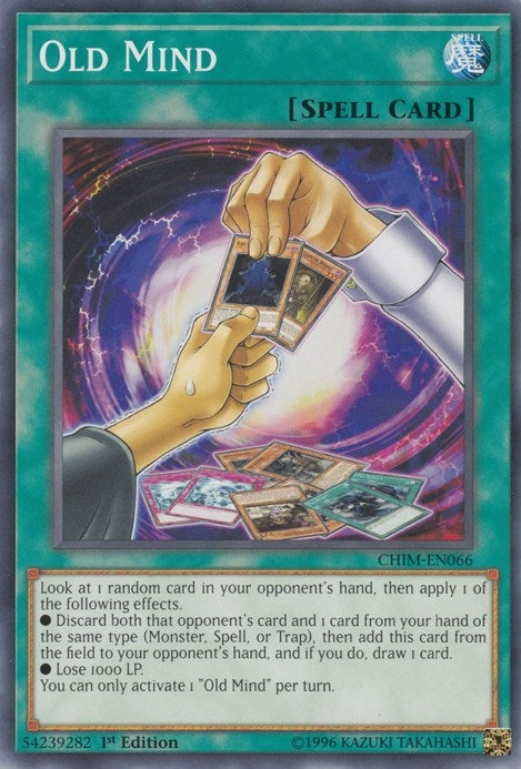 Image for Old Mind (CHIM-EN066) (Chaos Impact) - YuGiOh