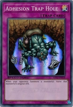 Image for Adhesion Trap Hole (STP2-EN018) (Speed Duel: Tournament Pack 2) - YuGiOh