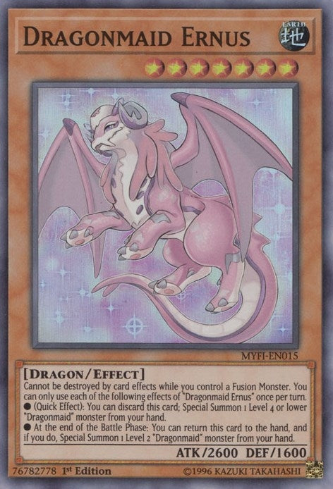 Image for Dragonmaid Ernus (MYFI-EN015) (Mystic Fighters) - YuGiOh