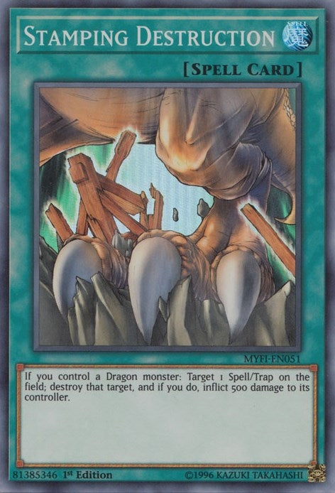 Image for Stamping Destruction (MYFI-EN051) (Mystic Fighters) - YuGiOh