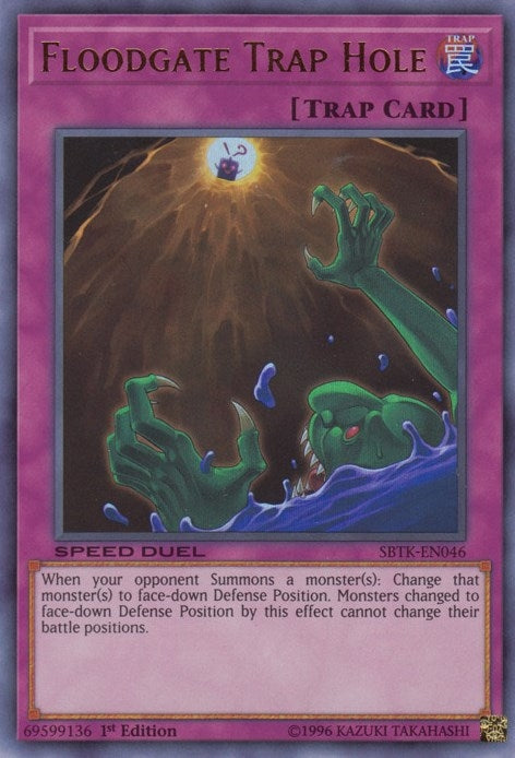 Image for Floodgate Trap Hole (SBTK-EN046) (Speed Duel: Trials of the Kingdom) - YuGiOh