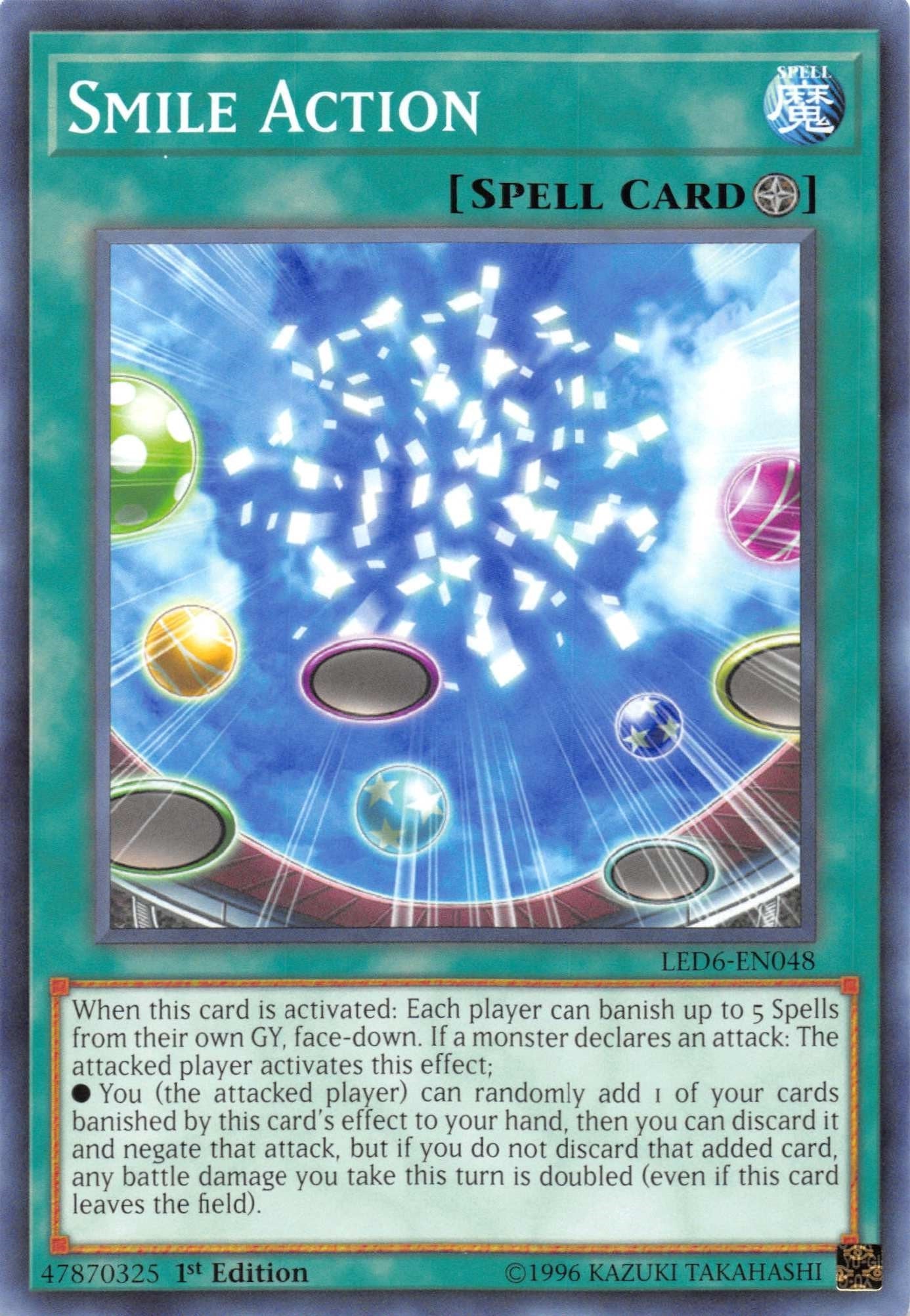 Image for Smile Action (LED6-EN048) (Legendary Duelists: Magical Hero) - YuGiOh