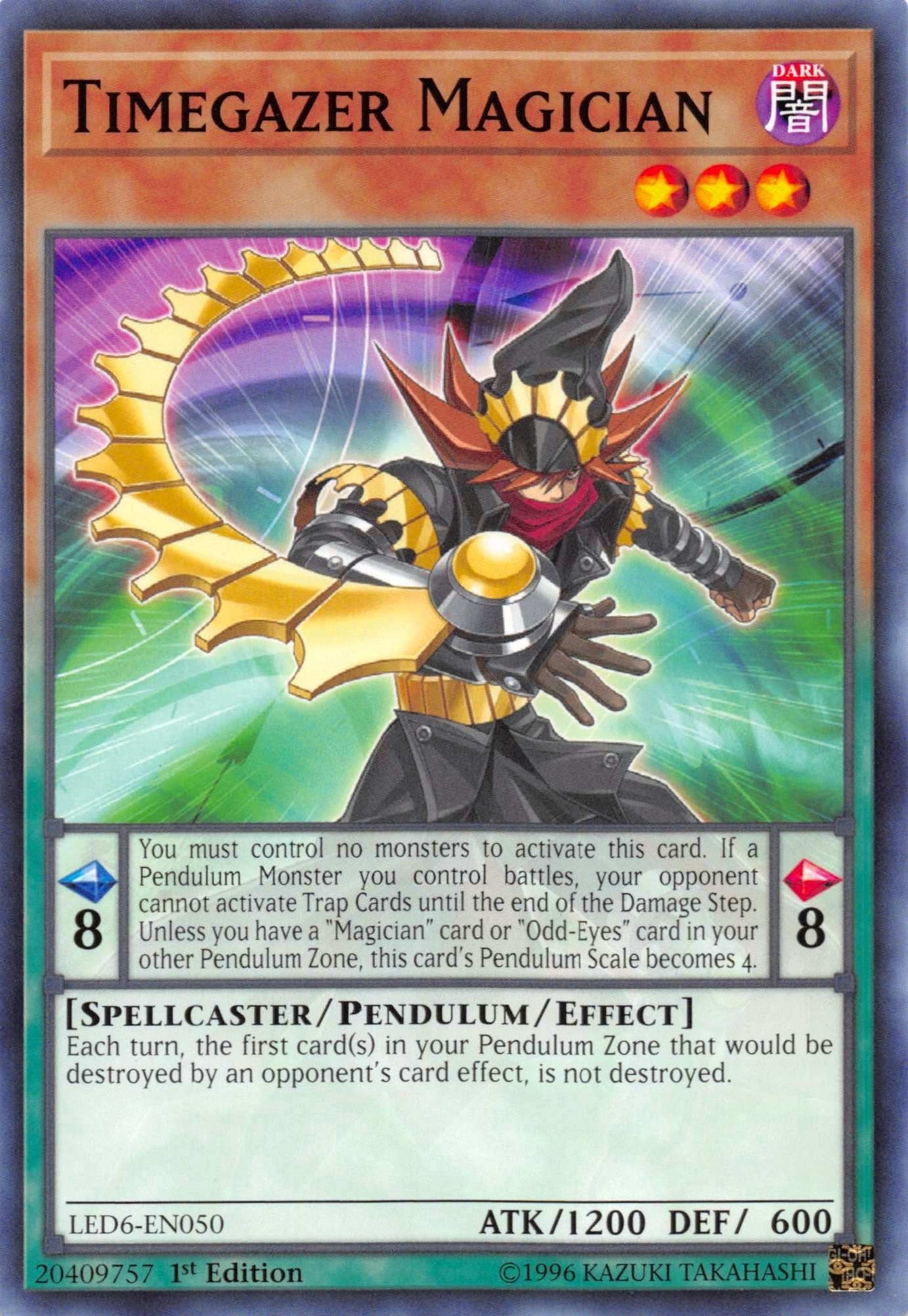 Image for Timegazer Magician (LED6-EN050) (Legendary Duelists: Magical Hero) - YuGiOh