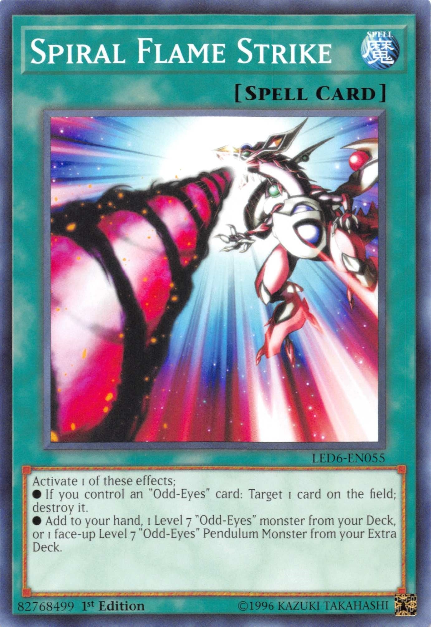 Image for Spiral Flame Strike (LED6-EN055) (Legendary Duelists: Magical Hero) - YuGiOh