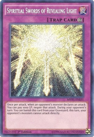 Image for Spiritual Swords of Revealing Light (MVP1-ENS31) (The Dark Side of Dimensions Movie Pack: Secret Edition) - YuGiOh