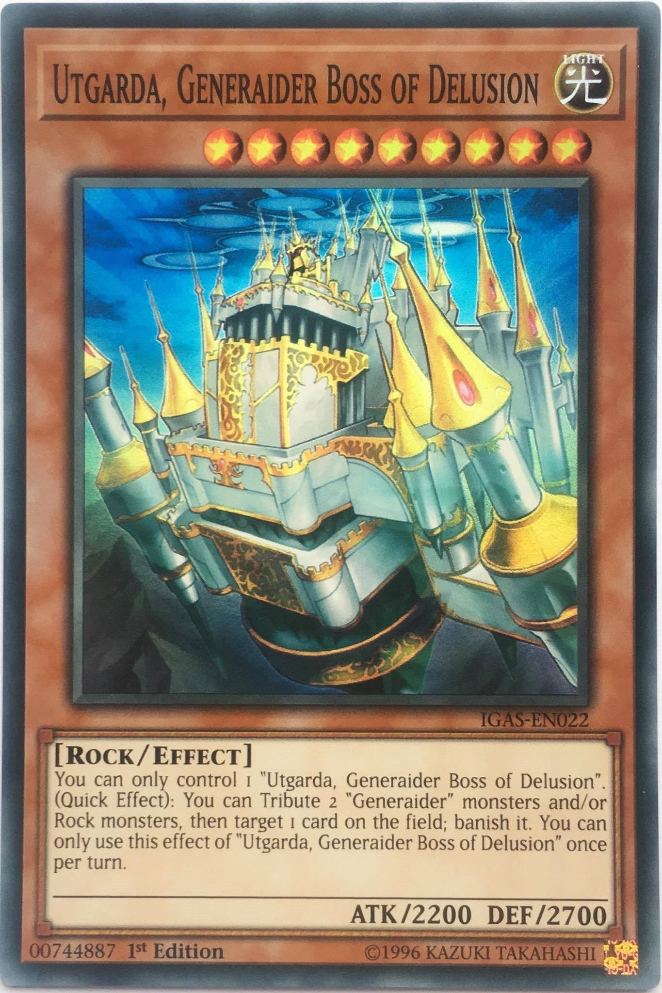 Image for Utgarda, Generaider Boss of Delusion (IGAS-EN022) (Ignition Assault) - YuGiOh