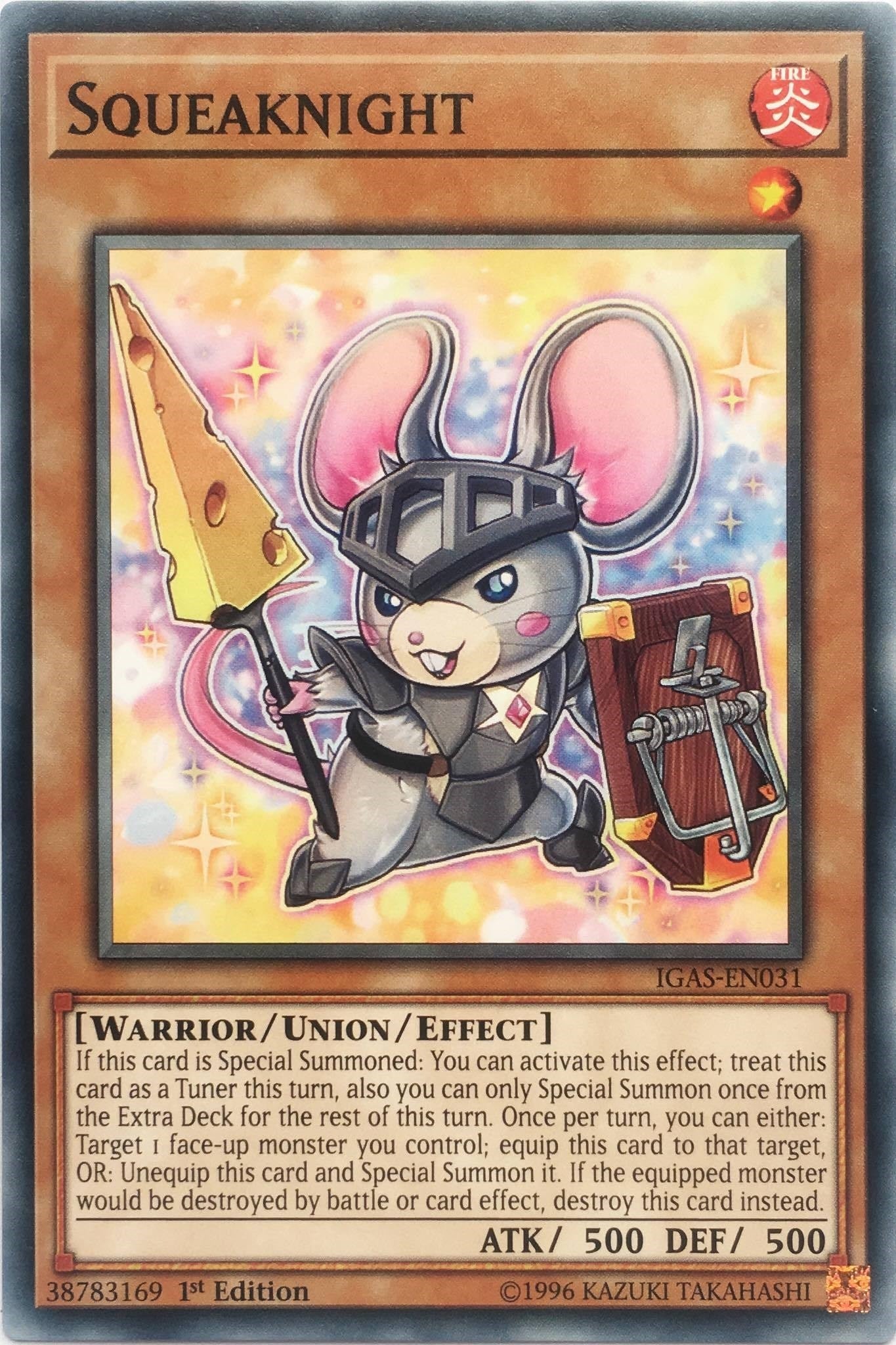 Image for Squeaknight (IGAS-EN031) (Ignition Assault) - YuGiOh