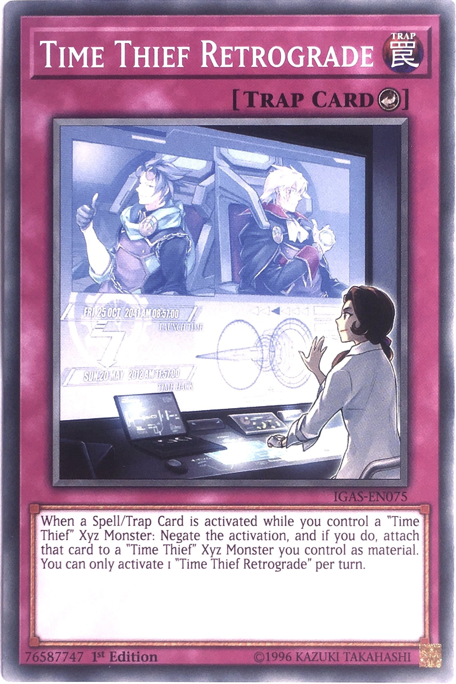 Image for Time Thief Retrograde (IGAS-EN075) (Ignition Assault) - YuGiOh