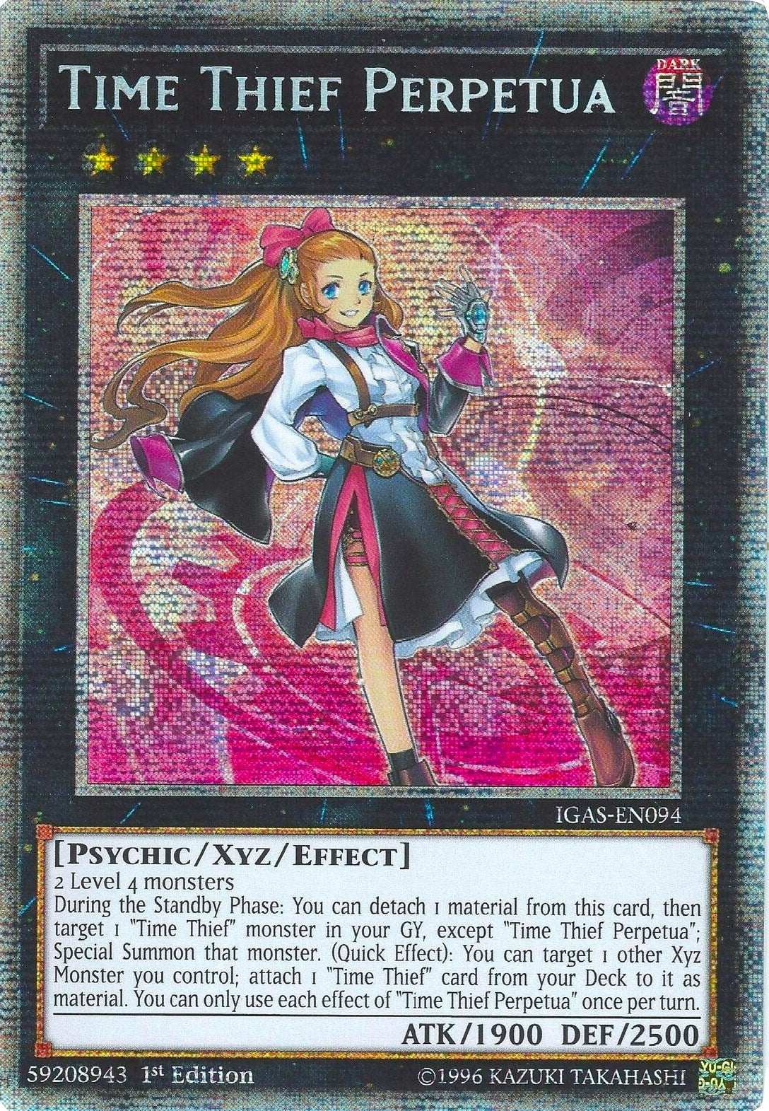 Image for Time Thief Perpetua (Starlight Rare) (IGAS-EN094) (Ignition Assault) - YuGiOh