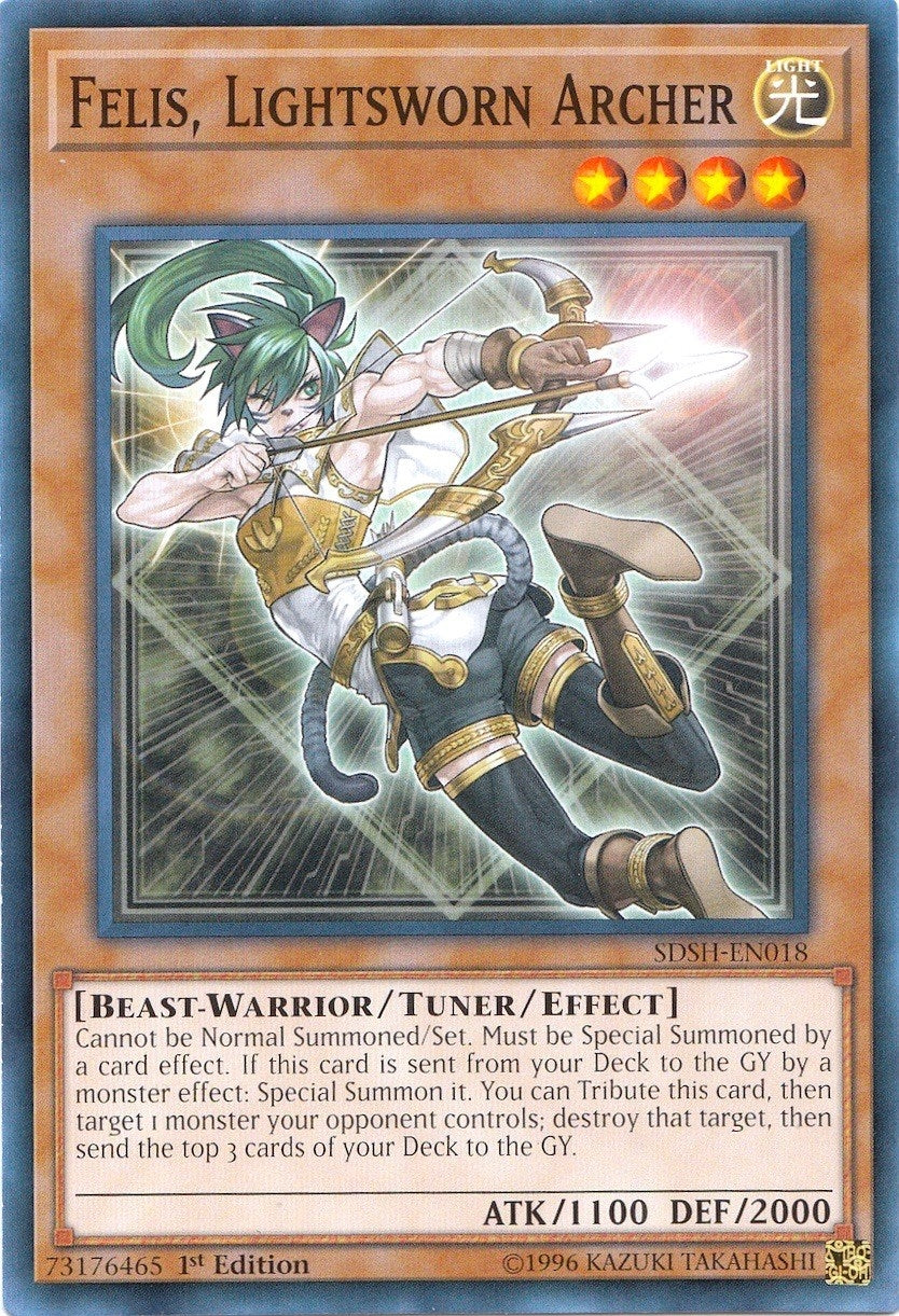 Image for Felis, Lightsworn Archer (SDSH-EN018) (Structure Deck: Shaddoll Showdown) - YuGiOh