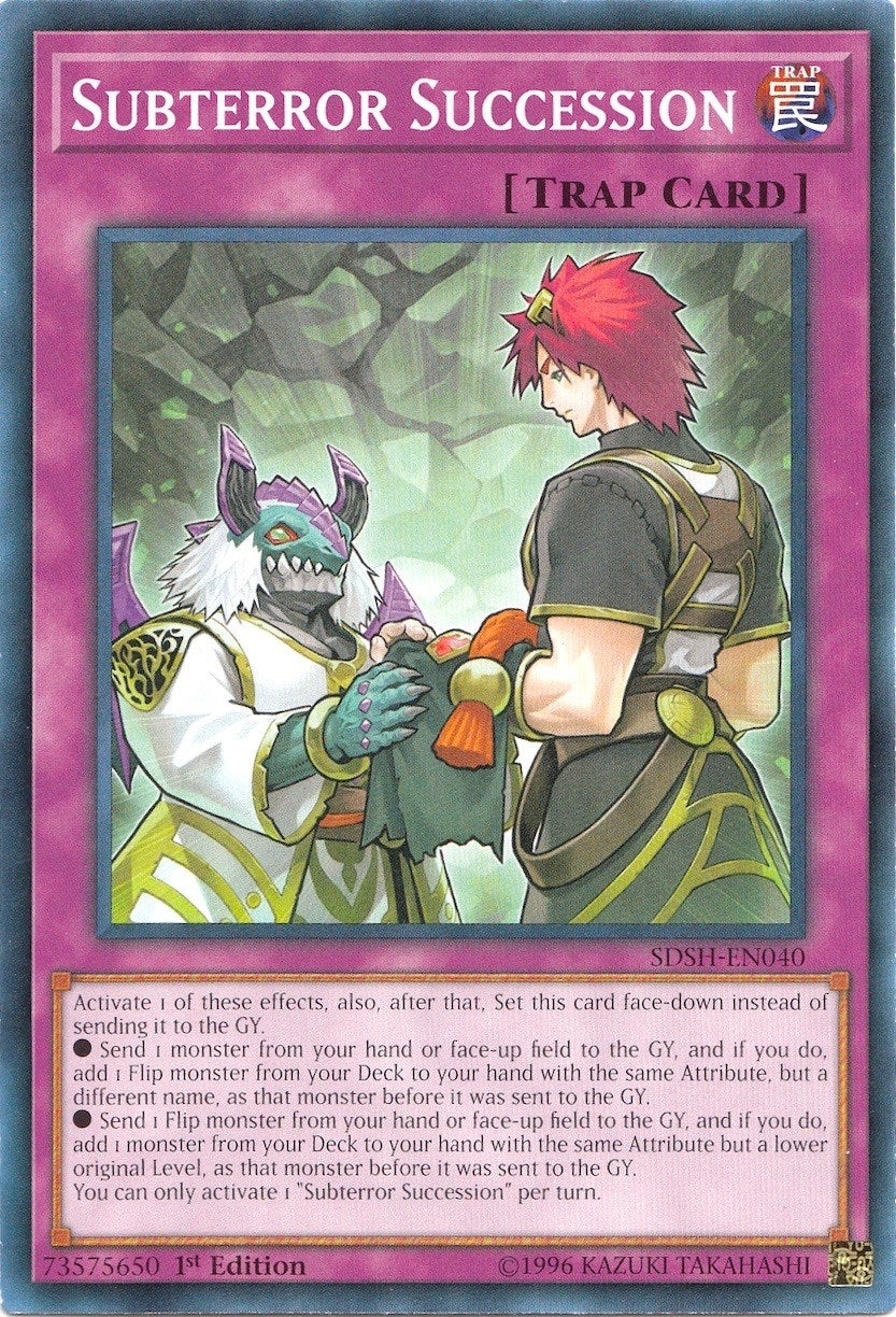 Image for Subterror Succession (SDSH-EN040) (Structure Deck: Shaddoll Showdown) - YuGiOh