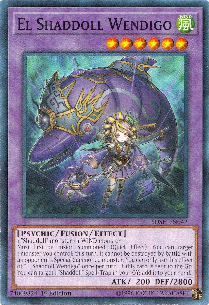 Image for El Shaddoll Wendigo (SDSH-EN042) (Structure Deck: Shaddoll Showdown) - YuGiOh