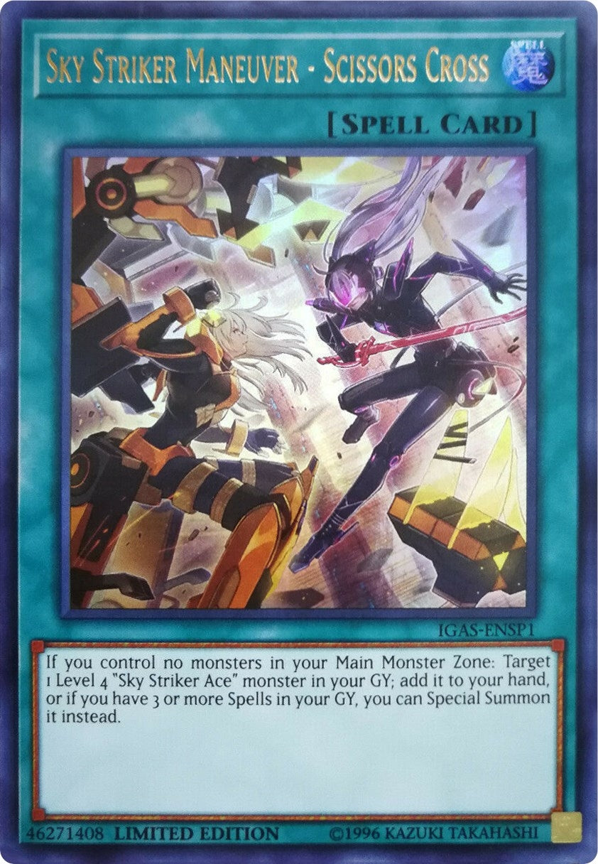 Image for Sky Striker Maneuver - Scissors Cross (IGAS-ENSP1) (IGAS-ENSP1) (Ignition Assault) - YuGiOh
