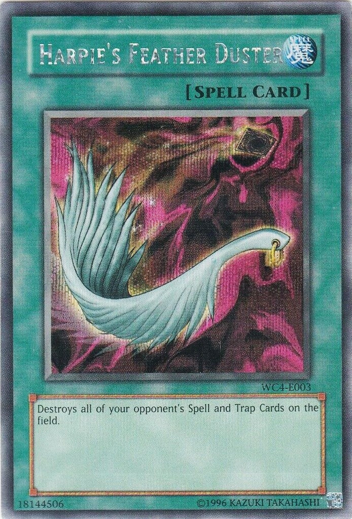Image for Harpie's Feather Duster (WC4-E003) (World Championship 2004: GBA Promo) - YuGiOh