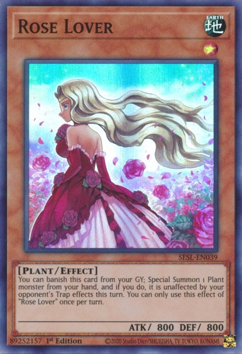 Image for Rose Lover (SESL-EN039) (Secret Slayers) - YuGiOh