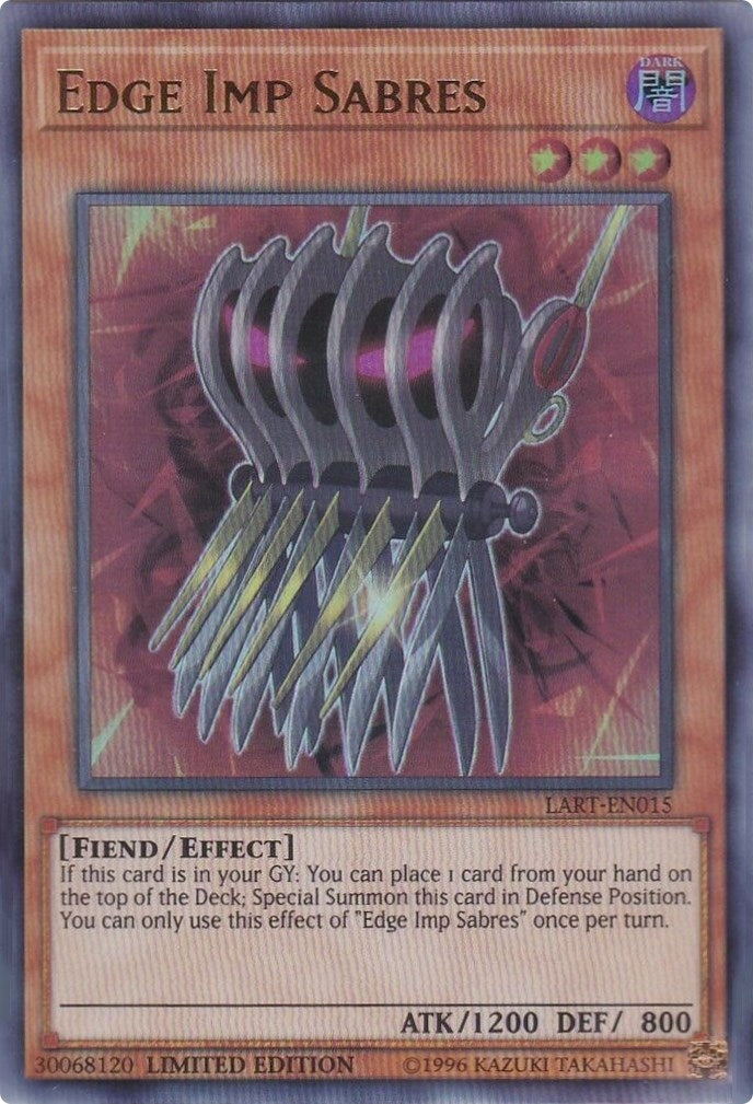 Image for Edge Imp Sabres (LART-EN015) (The Lost Art Promotion) - YuGiOh