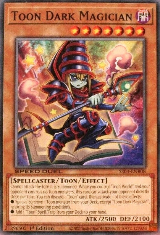 Image for Toon Dark Magician (SS04-ENB08) (Speed Duel Decks: Match of the Millennium) - YuGiOh