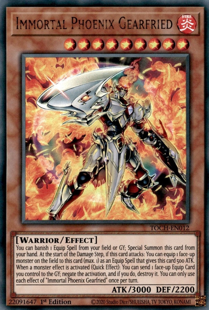 Image for Immortal Phoenix Gearfried (TOCH-EN012) (Toon Chaos) - YuGiOh