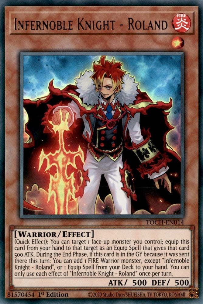 Image for Infernoble Knight - Roland (TOCH-EN014) (Toon Chaos) - YuGiOh