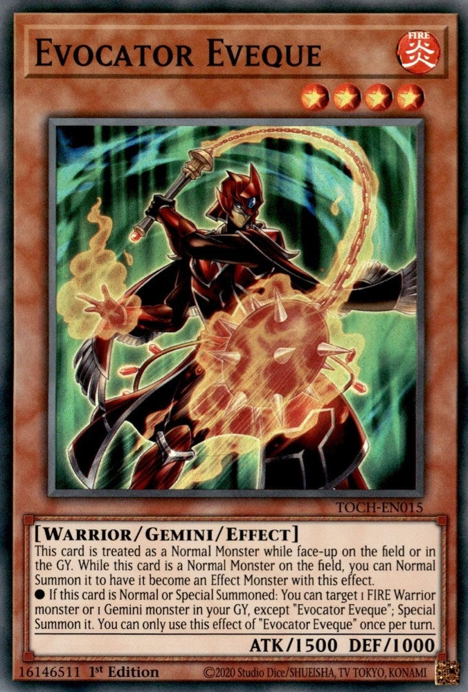 Image for Evocator Eveque (TOCH-EN015) (Toon Chaos) - YuGiOh