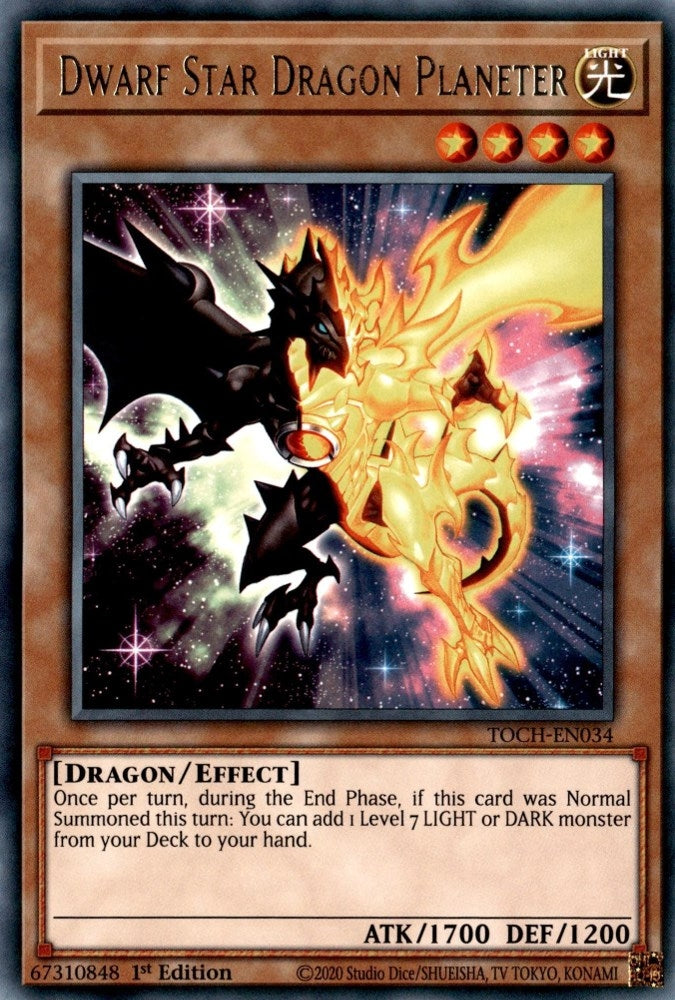 Image for Dwarf Star Dragon Planeter (TOCH-EN034) (Toon Chaos) - YuGiOh